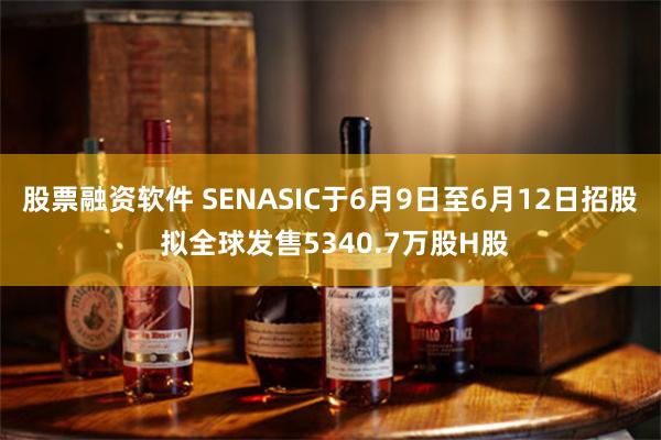 股票融资软件 SENASIC于6月9日至6月12日招股 拟全球发售5340.7万股H股