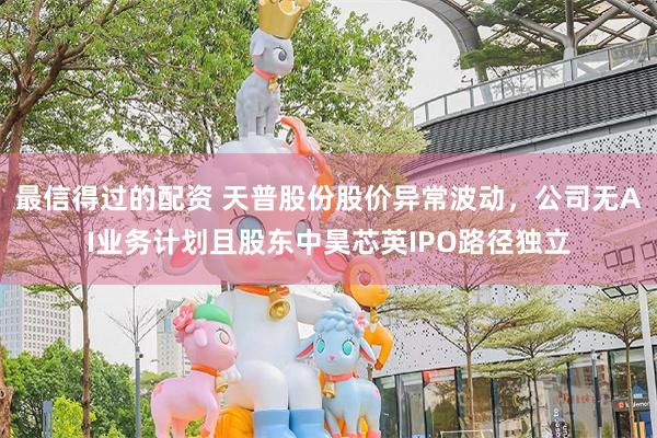 最信得过的配资 天普股份股价异常波动,公司无AI业务计划且股东中昊芯英IPO路径独立