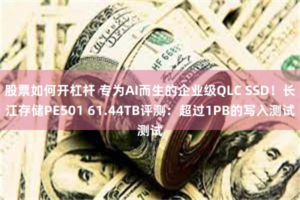 股票如何开杠杆 专为AI而生的企业级QLC SSD!长江存储PE501 61.44TB评测:超过1PB的写入测试
