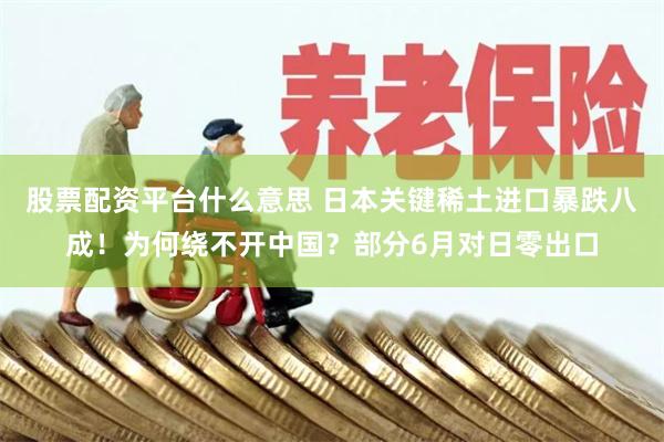 股票配资平台什么意思 日本关键稀土进口暴跌八成！为何绕不开中国？部分6月对日零出口