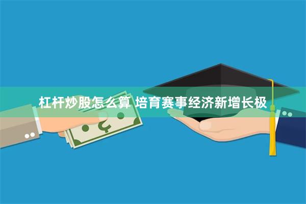 杠杆炒股怎么算 培育赛事经济新增长极
